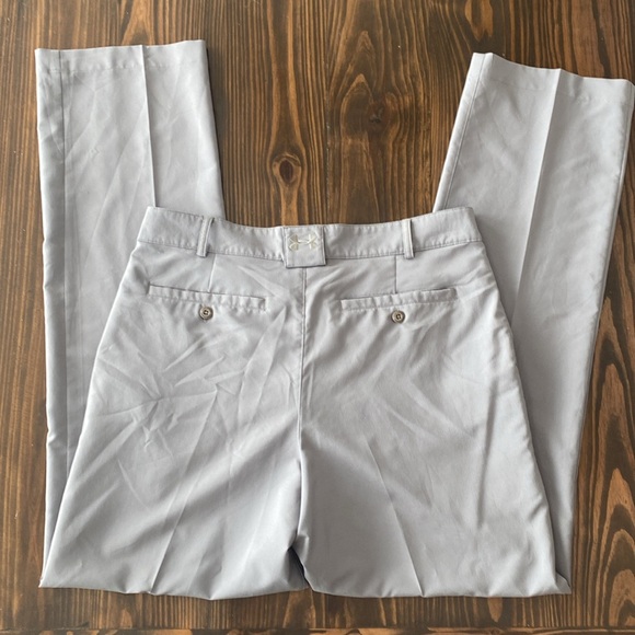 Under Armour 32 Loose Golf Pants Men’s Light Gray - Picture 2 of 9